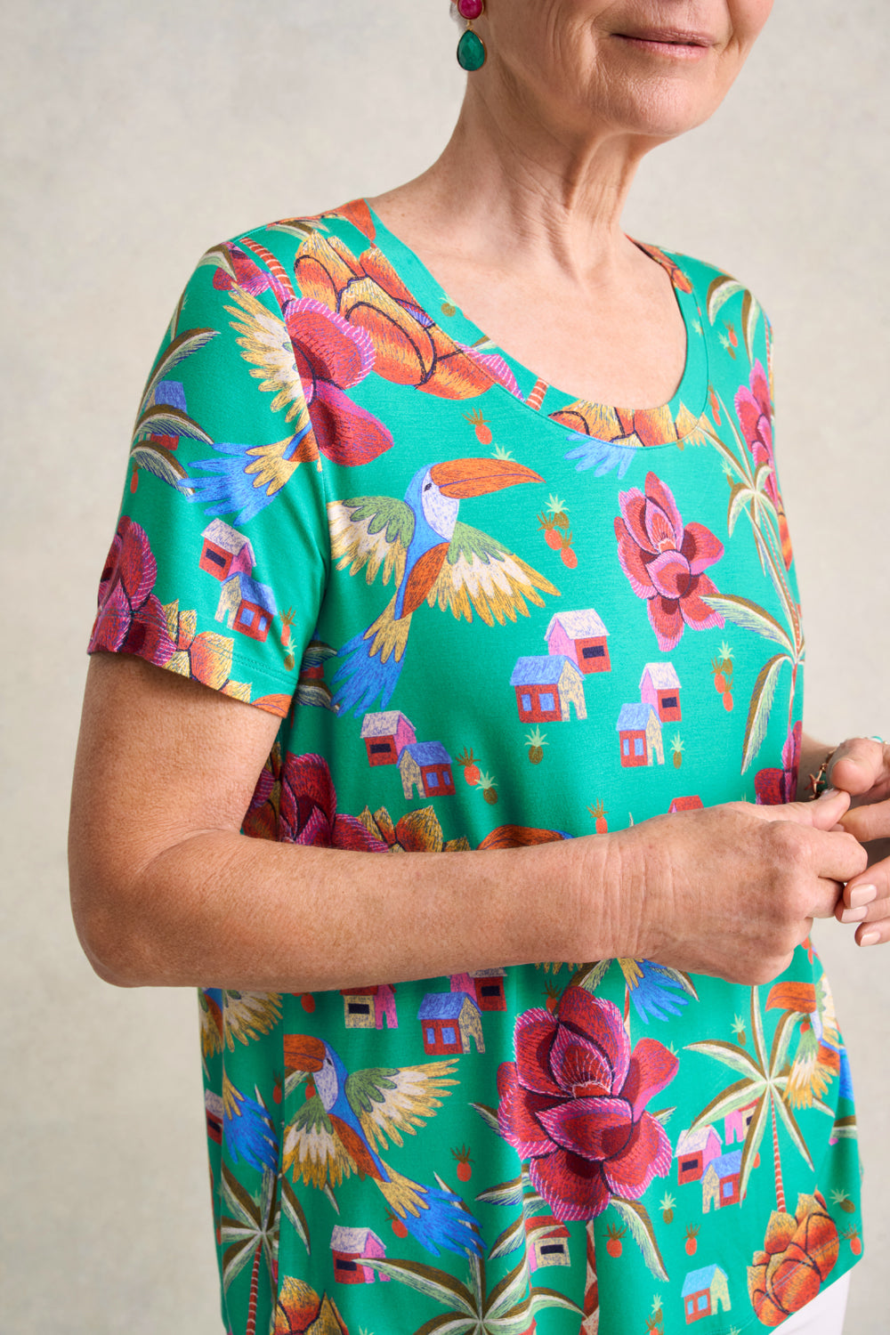 Printed T-Shirt - Toucan Print