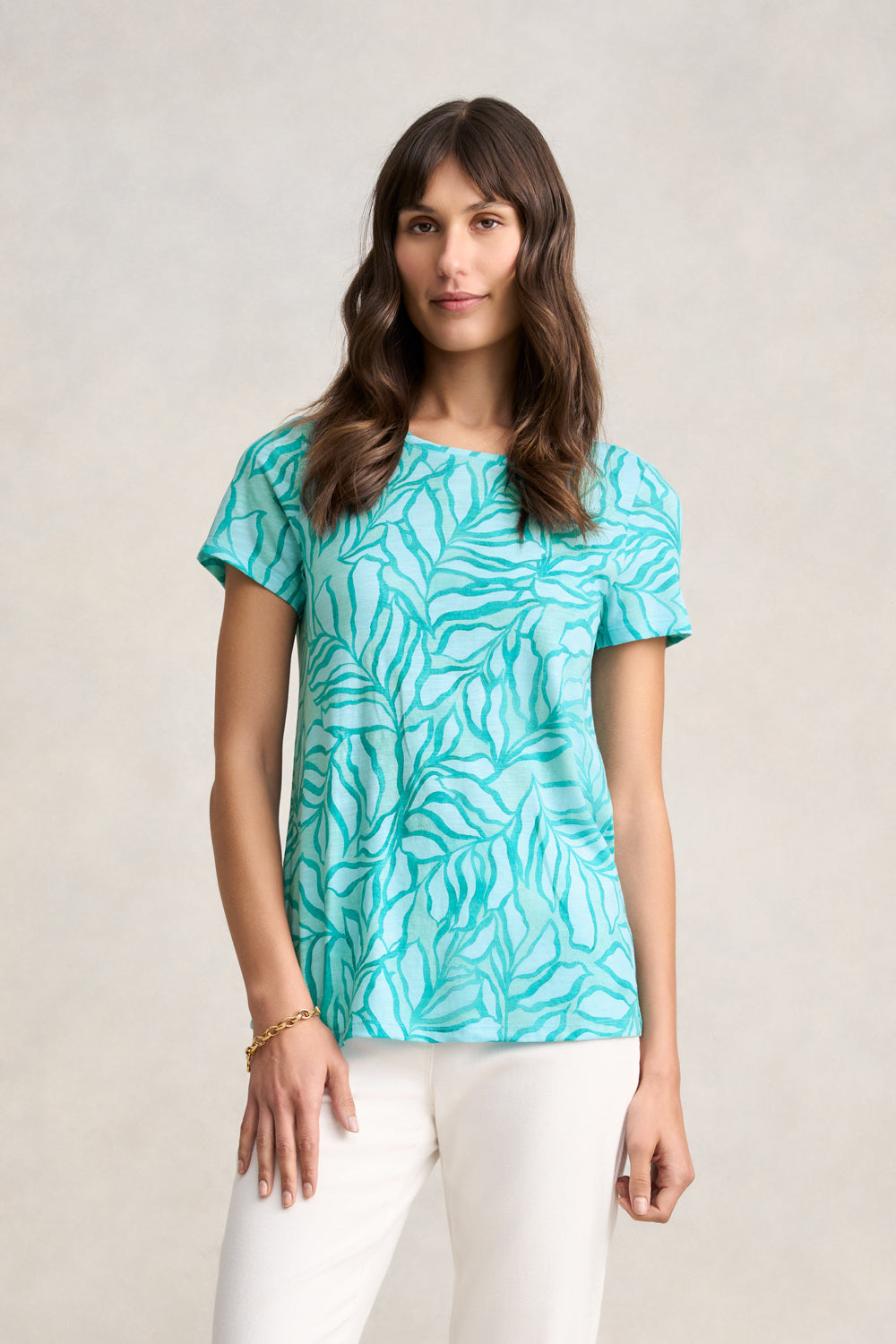 Printed T-Shirt - Two Tone Foliage