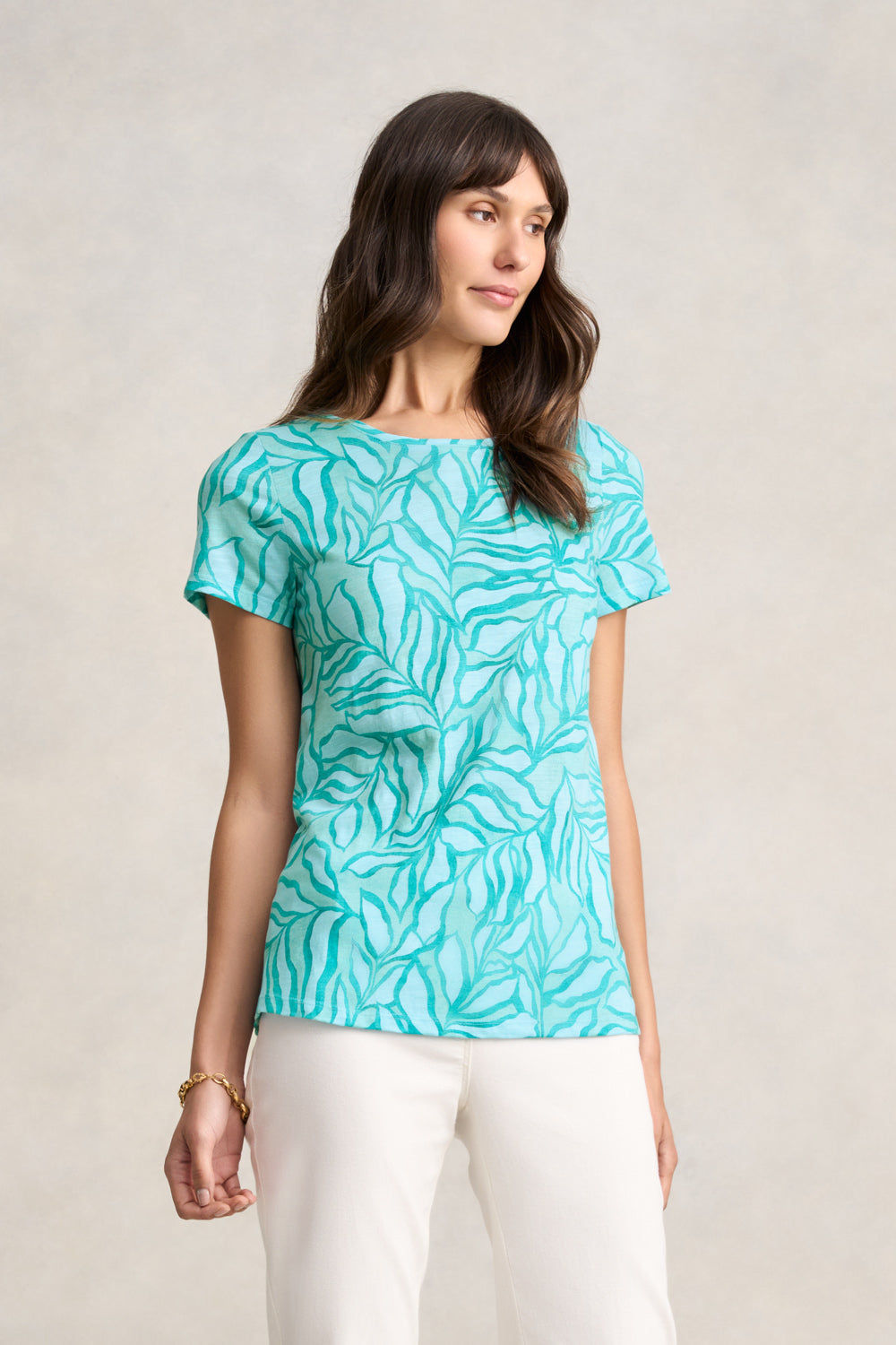 Printed T-Shirt - Two Tone Foliage