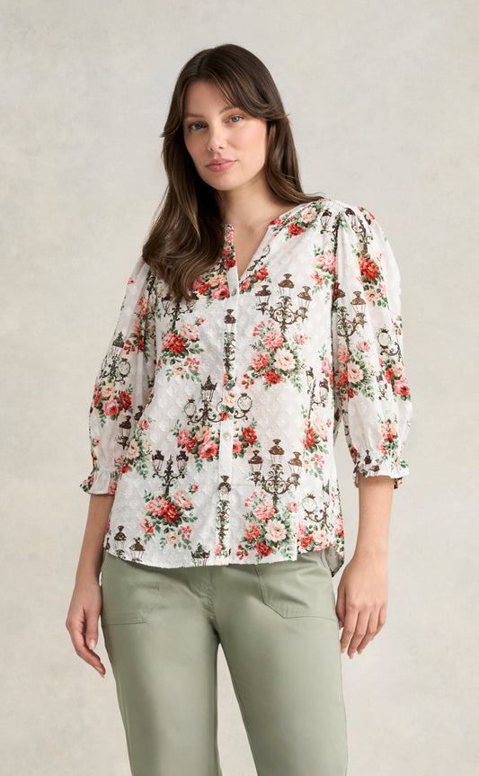 Cotton Jacquard Shirt - City of Lights